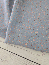 Exclusive Design- Dusty Denim Tiny Autumn Blooms Collection Print {by the half yard}