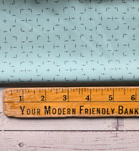 Exclusive Design- Pastel Turquoise Geometric Print {by the half yard}