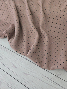 Exclusive Design- Caramel & Black Diamond Print {by the half yard}