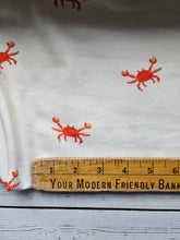 Summery Crab Print Cotton Spandex Knit {by the half yard}