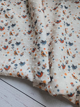 Little Quail Print Swiss Dot Knit {by the half yard}
