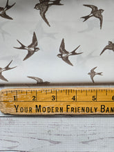 *REMNANT* 3 Yds- Brown Bird Print