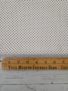 Exclusive Design- Ochre Polka Dots {by the half yard}