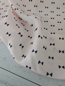 Blush Bowtie Print {by the half yard}