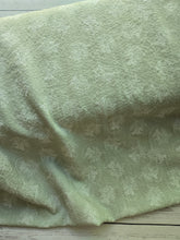 Light Green Floral Outline Print {by the half yard}