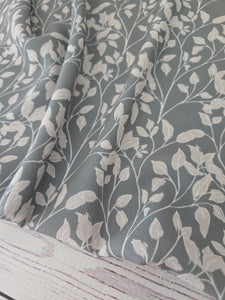Dusty Olive & Tan Leaf Print {by the half yard}