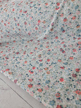 Petite Vintage Floral Swiss Dot Knit {by the half yard}