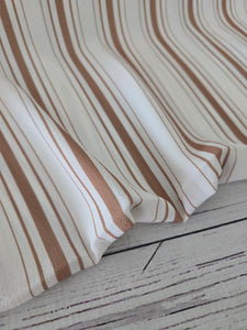 Ochre Stripes {by the half yard}