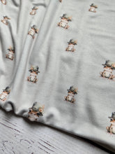 Exclusive Design- Frog Tophat Print Double Brushed Poly (DBP) Knit {by the half yard}