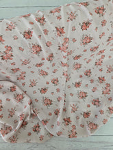 *REMNANT* 3.25 Yds- Exclusive Design- Tan Vintage Rose Print