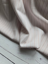 Creamy Tan Herringbone Stripe Print {by the half yard}