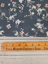 Dusty Dark Green Floral Print {by the half yard}