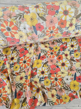 Retro Floral Woven Look Polyester {by the half yard}