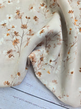 Light Tan Forage Floral {by the half yard}