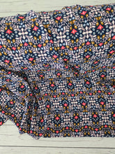 Navy Geometric Print {by the half yard}