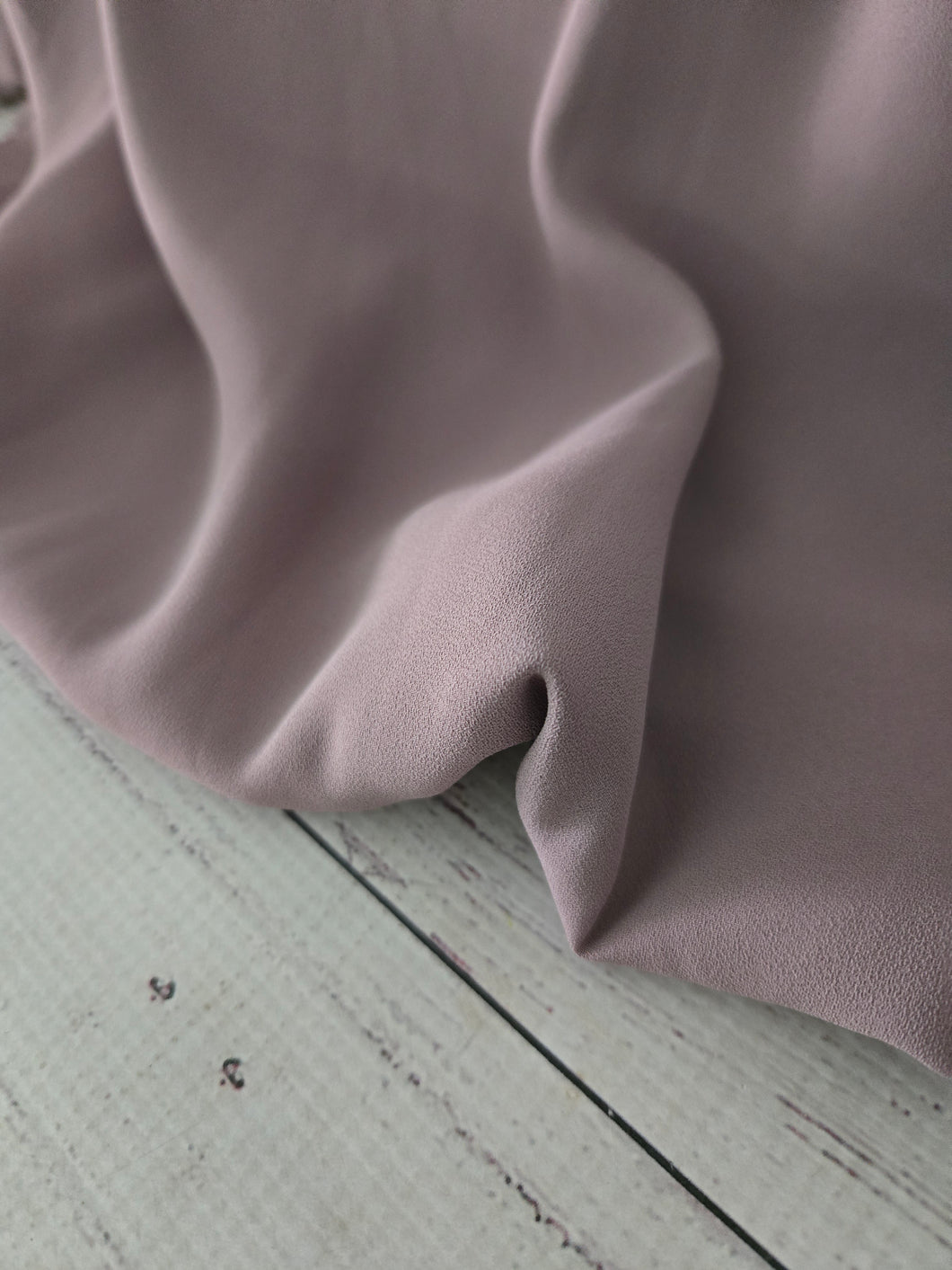 Solid Light Mauve Triple Georgette {by the half yard}