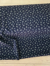 Petite Navy Branch Print {by the half yard}