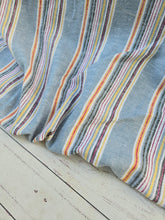 Chambray Colorful Wide Stripe Rayon Linen Blend {by the half yard}