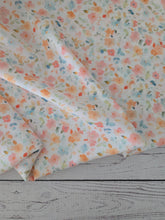 White & Colorful Petite Floral {by the half yard}