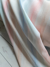 Soft Stripes Slubbed Rayon Linen Blend {by the half yard}