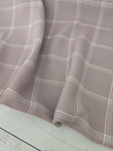 Exclusive Design- Tan & White Window Pane Plaid {by the half yard}