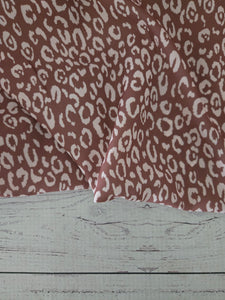 Rusty Brown Animal Print {by the half yard}
