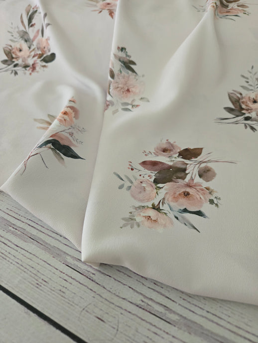 Exclusive Design- Creamy Neutral Floral {by the half yard}