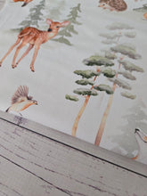 Woodland Animal Print Cotton Spandex Knit {by the half yard}