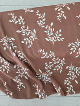 Brown Outline Stem Print {by the half yard}