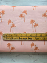 Blush & Gold Palm Trees Swim Knit {by the half yard}