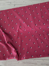Crimson Geometric Print {by the half yard}