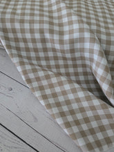 Light Olive Gingham Print {by the half yard}