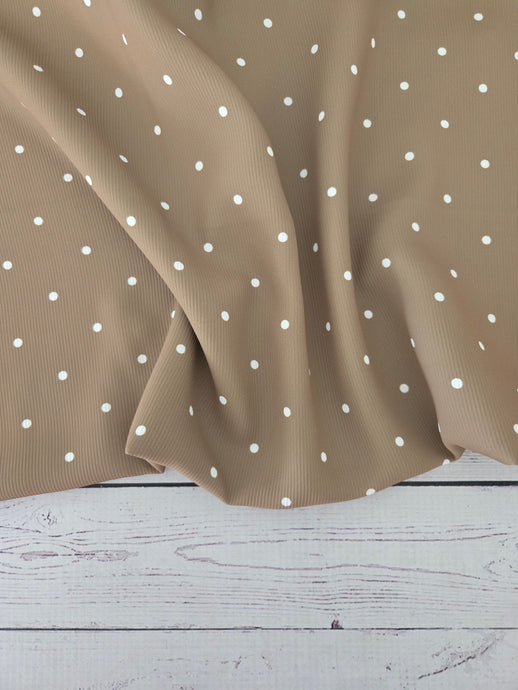 Exclusive Design- Lichen Polka Dot Print {by the half yard}