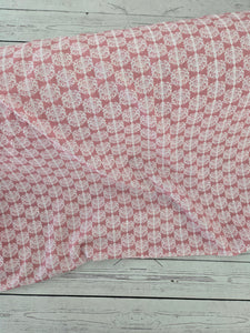 Light Rose Medallion Print {by the half yard}