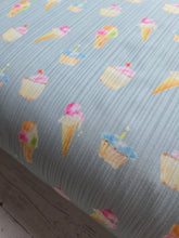 Exclusive Design- Cupcakes & Ice Cream Variegated Poly Rib Knit {by the half yard}