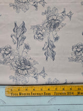 Peachy Tan Floral Crinkle Georgette {by the half yard}
