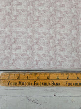 Exclusive Design- Dusty Pink Modern Lines Poly Slub {by the half yard}