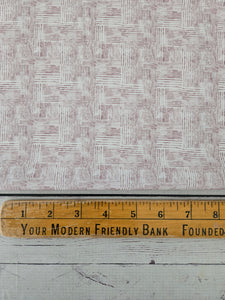 Exclusive Design- Dusty Pink Modern Lines Poly Slub {by the half yard}