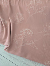 Terra Cotta Floral Print {by the half yard}