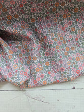 Vintage Petite Floral Variegated Poly Rib Knit {by the half yard}