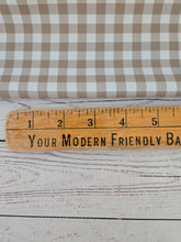 Light Olive Gingham Print {by the half yard}