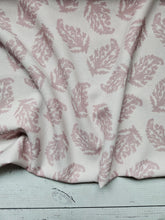 Exclusive Design- Cream & Rose Pink Botanical Print {by the half yard}
