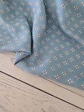 Dusty Blue Elegant Geometric Print {by the half yard}