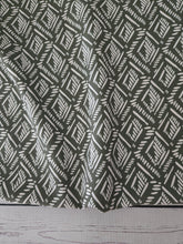 Olive Lines & Dashes Diamond Print {by the half yard}