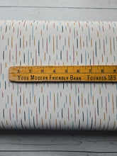 *REMNANT* 2 Yds- Cream & Retro Dashes Triple Georgette