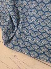 Exclusive Design- Bright Teal Petite Damask Linen Look Poly {by the half yard}