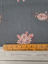 Exclusive Design- Basil & Dusty Pink Floral Print {by the half yard}