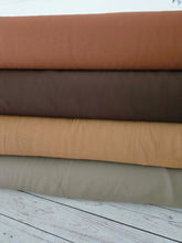 Solid Dark Brown Triple Georgette {by the half yard}
