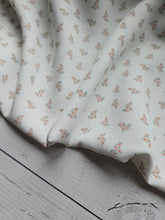 Petite Ivory Bouquet & Dot Print {by the half yard}