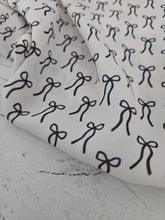 Cream Small Bow Print {by the half yard}